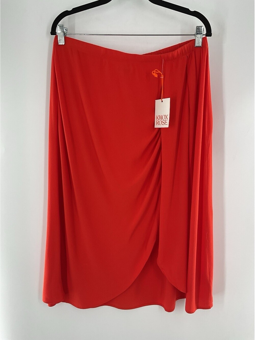 Knox Rose Women’s New Tag Kneeling Skirt Orange Red 141